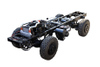 190 horsepower customized four-wheel drive EQ2070 modified 21+2-seater Bus Category III chassis quotation_18/19/21/23/25/28/30/35-seater China-Pakistan chassis manufacturer hotline_DF 4x4 off-road special vehicle configuration