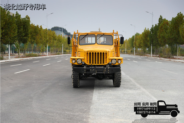 EQ2082DF Six-wheel drive special vehicle_Double glass EQ240 gun truck off-road truck_6×6 tip 25Y cargo configuration