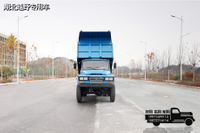 170 horsepower DF 4×4 off-road tip dump truck_four-wheel drive front 2.5 tons rear 8-ton special dump truck_all-wheel drive customized hydraulic lift engineering vehicle
