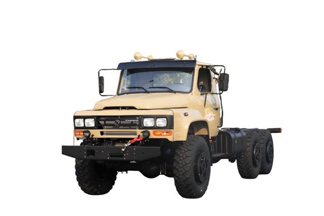 Chassis EQ2100E6D off-road special road transport vehicle_six-wheel drive 245 tip 140 truck_6×6DFclassic 190 horsepower long-head cargo military vehicle