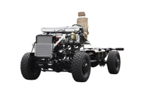 210 horsepower EQ2070 manual 8-speed steel plate Category III chassis_4×4DF off-road special vehicle export_four-wheel drive troop carrier customization
