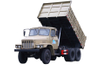 Rear twin-tire EQ2082 chassis modified for off-road special dumping_rear eight-wheel DF 2.5-ton small steel gun six-wheel drive 240 tipping bucket 170 horsepower_6*6 classic 25Y engineering transport vehicle