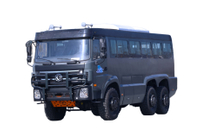 25+2-seater desert tourist transport vehicle Weichai 340 horsepower_DF Off-road special chassis modified mining commuting village access_6*6 classic 25Y customized 18/20/23/25/27/28/30/35 rural bus China-Brazil forest fire transport Bus