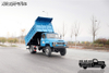 170 horsepower DF 4×4 off-road tip dump truck_four-wheel drive front 2.5 tons rear 8-ton special dump truck_all-wheel drive customized hydraulic lift engineering vehicle