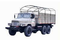 Heightened cargo box EQ2100E6D military vehicle_six-wheel drive 245 pointed 140 transport vehicle_190 horsepower 6×6Truck off-road special truck