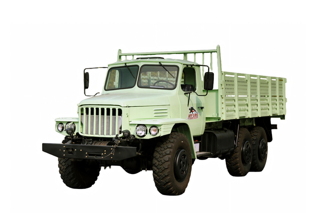 6×6 classic EQ2100E6D military vehicle_six-wheel drive 245 pointed nose 140 transport vehicle_190 horsepower long nose Truck off-road special truck