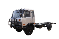 4*4DFEQ2070 military vehicle chassis modified hydraulic tail lift truck_four-wheel drive off-road special vehicle unloading lift truck_190 horsepower electric lift tail lift