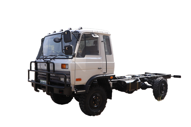 4*4DFEQ2070 military vehicle chassis modified hydraulic tail lift truck_four-wheel drive off-road special vehicle unloading lift truck_190 horsepower electric lift tail lift