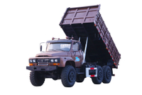 Tipping bucket 190 horsepower EQ2100E6D_Six-wheel drive 245 pointed 140 special transport vehicle_6×6 new off-road special classic long-head military vehicle dump