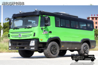 210 horsepower DF EQ2070 chassis modified off-road Bus_4×4 off-road exclusive for every village_Four-wheel drive 25-seat large bus bus configuration