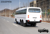Six-wheel drive 30-seat off-road Bus_DF 190-horsepower urban and rural minibus_6*6 forest armed police firefighting personnel carrier