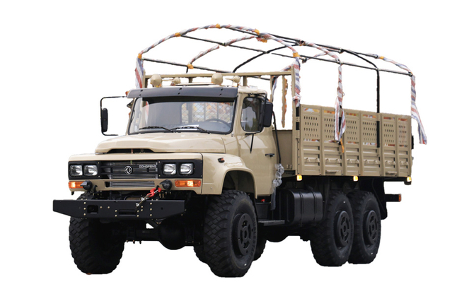 Upgraded EQ2100E6D off-road special Truck_six-wheel drive 245 tip 140 truck_6×6DF classic 190 horsepower long-head military vehicle transport vehicle