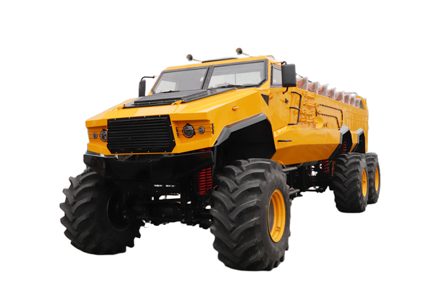 420 horsepower six-wheel drive 24+2-seater desert tourist vehicle manufacturer_6×6 off-road special chassis modified tourist transport vehicle configuration_Mining commuting 6*6 classic customization 18/20/23/25/27/28/30/35 Bigfoot phone