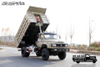 Yuchai 240 HP DF 4×4 tip dump_four-wheel drive front 7 tons rear 13 tons special vehicle dump_long head hydraulic lift engineering vehicle