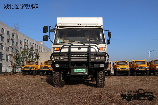Four-wheel drive EQ2070 off-road chassis modified RV_190 horsepower 4×4 two-and-a-half-ton diesel troop carrier and recreational vehicle_DF153 personalized customization