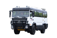 DF Four-wheel drive EQ2070 modified 21+2 seats Bus Quotation_18/19/21/23/25/28/30/35-seat minibus manufacturer_4x4 off-road special vehicle European standard escape door configuration