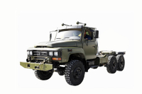 Classic EQ2082 chassis 25Y small steel cannon_DF240 off-road truck 170 horsepower tip_6*6 special vehicle 2.5 ton chassis