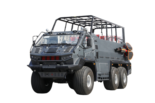 375 horsepower six-wheel drive 22+2-seater desert tourist vehicle manufacturer_6×6 off-road special chassis modified tourist transport vehicle configuration_Mining commuting 6*6 classic customization 18/20/23/25/27/28/30/35 Bigfoot phone