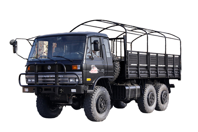 190 HP EQ2102G off-road special truck with canopy pole_Six-wheel drive 245 flat head 153 transport truck manufacturer_6×6DFClassic 210 HP military vehicle cargo vehicle configuration