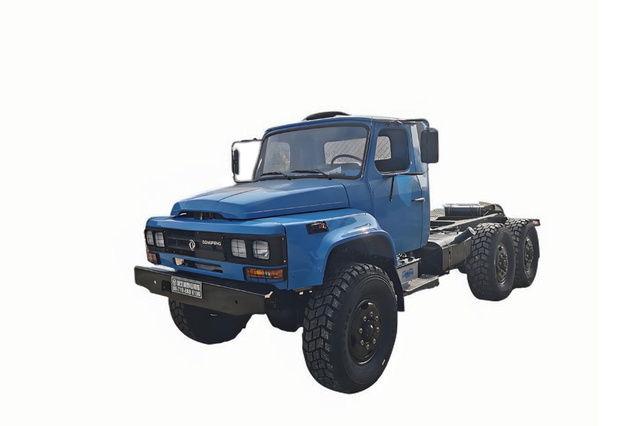 Chassis EQ2100E6D off-road special road transport vehicle_six-wheel drive 245 tip 140 truck_6×6DFclassic 190 horsepower long-head cargo military vehicle