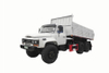 EQ2100E6D off-road special dump_six-wheel drive 245 pointed 140 cargo dump_6×6DF3.5 tons classic 190 horsepower long-head military vehicle