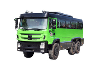 25+2 seats Bus 210 horsepower six-wheel drive EQ2100/2102 modification quotation_18/20/23/28/30/35-seat CMB manufacturer hotline_DF 6x6 off-road special vehicle 240/245/246 chassis customized configuration