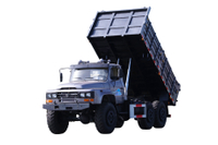 190 horsepower EQ2100E6D new off-road dedicated dump_six-wheel drive 245 pointed 140 transport vehicle_6×6 classic long-head military vehicle dump