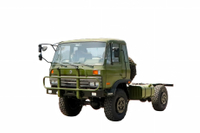 DFEQ2070 platoon semi-145 personnel carrier chassis_4×4 off-road special vehicle 3.5 ton small steel gun export_190 horsepower four-wheel drive truck customization