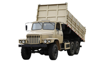 Upgraded EQ2082 chassis modified for off-road special dumping_DF 2.5-ton small steel gun six-wheel drive 240 tipping bucket 170 horsepower_6*6 classic 25Y engineering transport vehicle