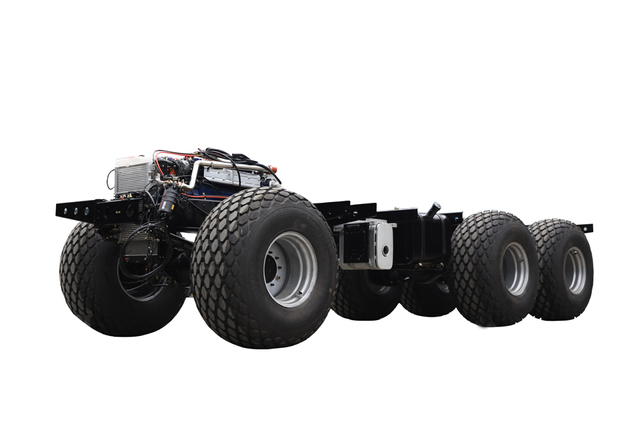 Dragon scale tire 375 horsepower six-wheel drive 18+2 seats desert Category III chassis tourist vehicle manufacturer_6×6 off-road special chassis modified tourist transport vehicle configuration_Mining commuting 6*6 classic customization 18/20/23/25/27/28/30/35 Bigfoot phone