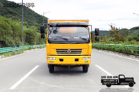DF4×2 left/right drive small box truck_160 horsepower small and micro light truck rear side door container_4.3m box customization