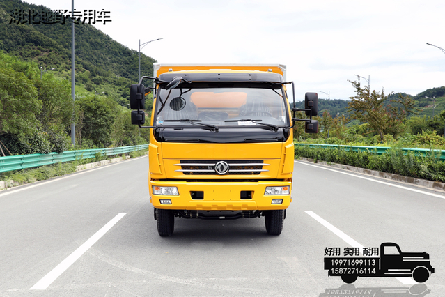 DF4×2 left/right drive small box truck_160 horsepower small and micro light truck rear side door container_4.3m box customization