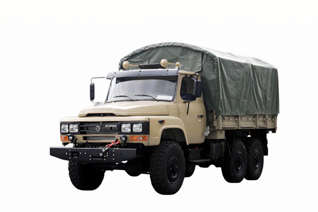 2.5-ton small steel cannon EQ2082 off-road special truck_DF Six-wheel drive large glass 240 cargo capacity 170 horsepower_6*6 classic 25Y engineering transport truck