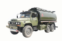 8/10/12 cubic meters EQ2100E6D off-road special fuel tanker truck_six-wheel drive 245 pointed 140 tank truck_6×6DFclassic 190/210 horsepower water tanker