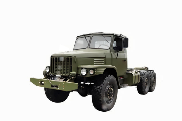 Six-wheel drive EQ2100E6D off-road special road transport vehicle chassis_245 pointed nose 140 truck_6×6DFclassic 190 horsepower long nose cargo military vehicle