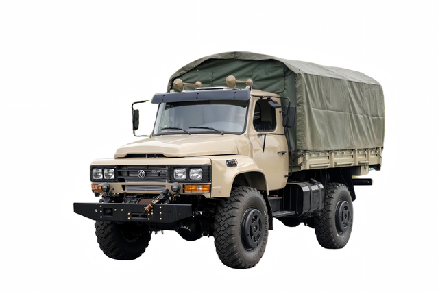 Customized DF pointed EQ2070 personnel carrier_4×4 off-road special vehicle 3.5 ton small steel gun export_190 horsepower four-wheel drive truck