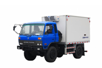 EQ2070 semi-row 145 chassis modified 5/8/10/12/15 cubic refrigerated truck_4×4 off-road special box truck_Full drive truck customization manufacturer