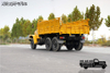 EQ2082DF Six-wheel drive special vehicle_Double glass EQ240 gun truck off-road truck_6×6 tip 25Y cargo configuration