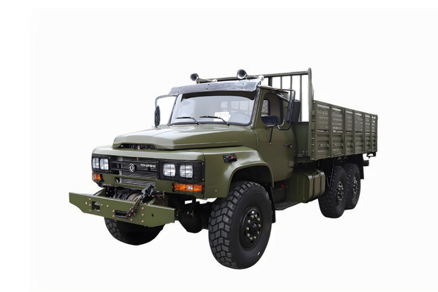 Off-road special truck EQ2100E6D_Six-wheel drive 245 pointed 140 transport truck_6×6DFClassic 190 horsepower long-nose military vehicleTruck