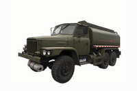 Six-wheel drive EQ2082 oil tanker truck_DF6×6 pointed special vehicle chassis_large capacity mobile tanker 5/8/10/12/15 square tank truck