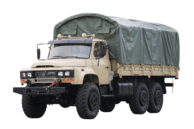 6×6 upgraded EQ2100E6D off-road special Truck_Six-wheel drive 245 tip 140 truck_DFClassic 190 horsepower long-head military vehicle transport vehicle