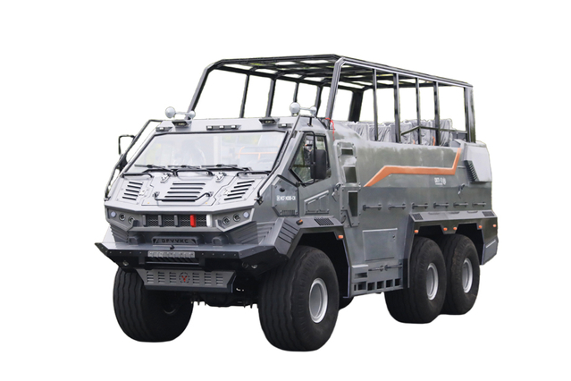 375 horsepower six-wheel drive 18+2-seater desert tourist vehicle manufacturer_6×6 off-road special chassis modified tourist transport vehicle configuration_Mining commuter 6*6 classic customization 18/20/23/25/27/28/30/35 Bigfoot phone