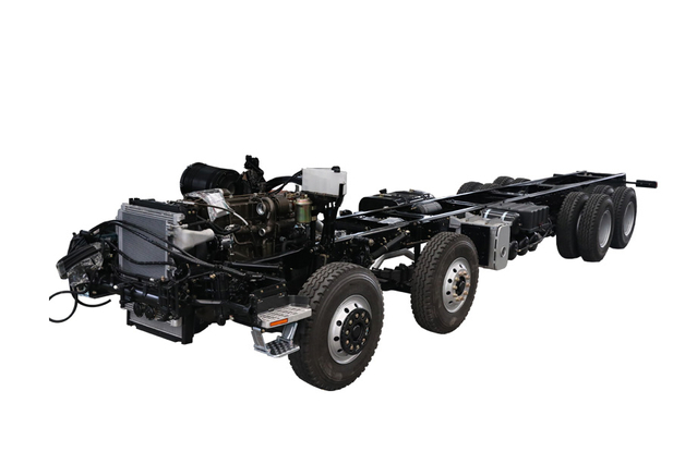 Yuchai 420/Weichai 500 HP 8×4 warehouse fence Category III chassis transport truck manufacturer_15/20/25/30/35/40/50/60 ton four-axle vegetable and fruit cattle, sheep and pig truck customization platform_Four front and eight rear DF vehicle quotations