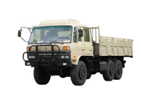 Price of 190/210 horsepower EQ2102N double row off-road special truck with overhead air conditioning_Six-wheel drive 246 flat head 153 Lasha earth and stone transport truck manufacturer_6×6DF classic military vehicle cargo vehicle configuration