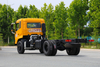 DF 4×2 Yuchai 260 HP hydraulic tailgate transport truck chassis manufacturer_Cummins/Weichai/Sinotruk 4×4 off-road special vehicle chassis modification 10/15/20 tons export quotation_Two rear axles with twin tires for pulling cattle and sheep, vegetable and grain cargo loading configuration