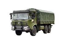 Cummins 190/Weichai 210 horsepower EQ2102G off-road special truck manufacturer_Detachable tarpaulin pole customized six-wheel drive 245 flat head 153 transport truck configuration_6×6DF classic military vehicle cargo vehicle price
