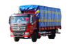 DF 4×2 Weichai 266 HP hydraulic tailgate transport truck manufacturer_Customizable 4×4 off-road special vehicle chassis modification 10/15/20 tons export quotation_Two axles and rear twin tires for pulling cattle and sheep, vegetable and grain cargo loading configuration
