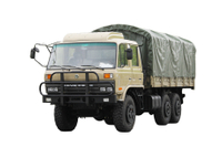 Detachable tarpaulin poles with overhead air conditioning 190/210 horsepower EQ2102N double row off-road special truck sales price_six-wheel drive 246 flat head 153 Lasha earth and stone transport truck manufacturer_6×6DF classic military vehicle cargo vehicle configuration