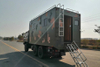 Sales price of 190/210 horsepower EQ2102N double-row off-road special field mobile toilet with overhead air conditioning_Six-wheel drive 246 flat head 153 field construction emergency rescue outdoor camp remote operation manufacturer_6×6DF classic military vehicle cargo vehicle configuration