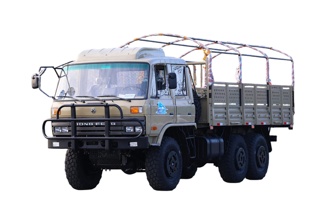 Detachable canopy poles with overhead air conditioning 190/210 horsepower EQ2102N double row off-road special truck sales price_six-wheel drive 246 flat head 153 Lasha earth and stone transport truck manufacturer_6×6DF classic military vehicle cargo vehicle configuration